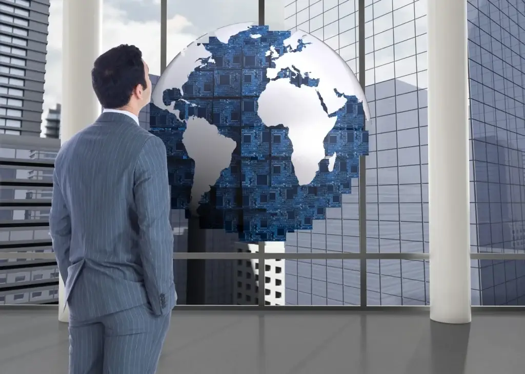 bridging global expertise with local insights man looking to a building 1024x731